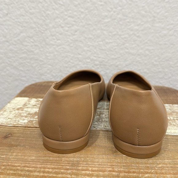 Nisolo Fina Almond Leather Pointed Toe Flat Size 10 - Picture 7 of 10